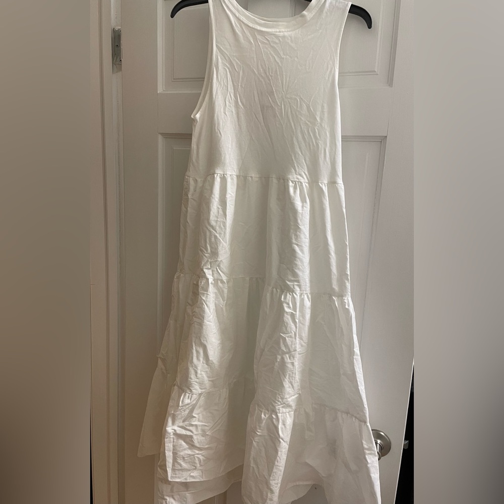 Zara White Maxi Dress